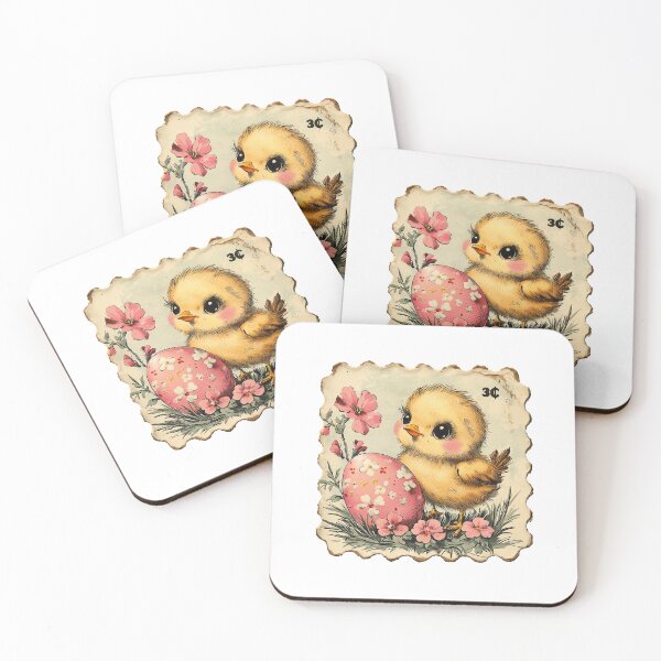 Item preview, Vintage Easter Stamp designed and sold by Inspired Life Creative.