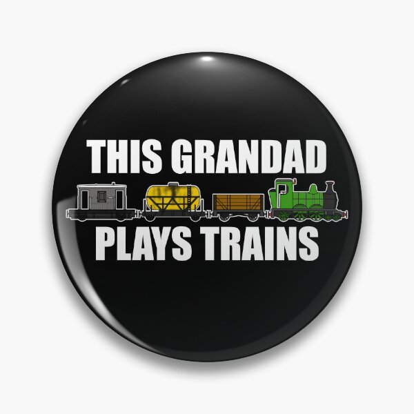 Item preview, This Grandad Plays Trains Steam Locomotive Father's Day designed and sold by doodlerob.