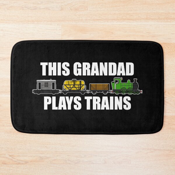 Item preview, This Grandad Plays Trains Steam Locomotive Father's Day designed and sold by doodlerob.