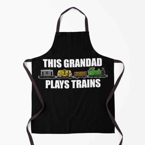 Item preview, This Grandad Plays Trains Steam Locomotive Father's Day designed and sold by doodlerob.