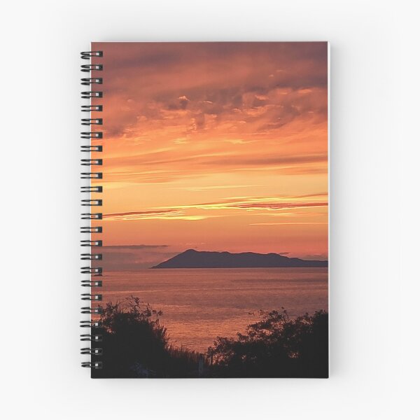 Item preview, CORFU SUNSET LOOKING TO OTHONI ISLAND ART PRINT designed and sold by nickbrayimages.