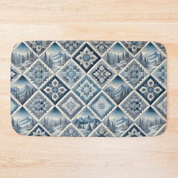 Item preview, Colorado Winter Wonderland: Seamless Quilted Masterpiece designed and sold by Meta2Physical.