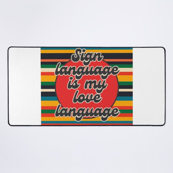 Item preview, Sign Language is my love language designed and sold by Oreo2020 Creations.