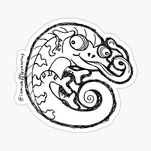 Item preview, Derp-meleon designed and sold by iamwafflesaurus.