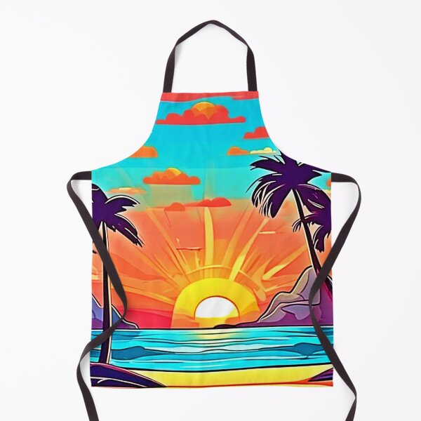 Item preview, Sunset Palms: Tropical View designed and sold by Health And Fitness Posts e-Store.