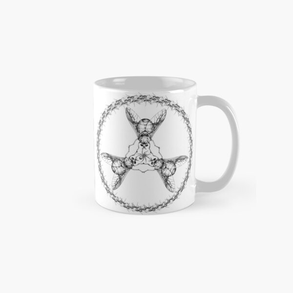 Item preview, Fly-Angle Toxic Symbol Insect Design designed and sold by Stone and Trinket.