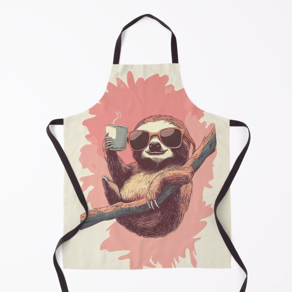 Item preview, Chill Sloth with Shades and Coffee designed and sold by prettykaler.