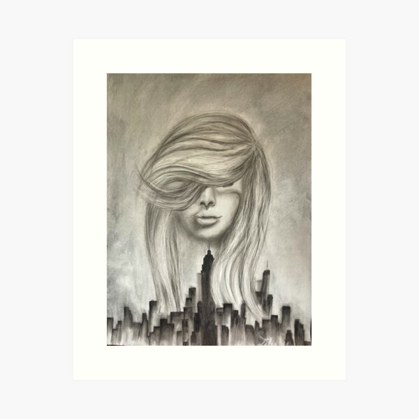 Item preview, The girl with a big imagination  designed and sold by Natalia-Designs.