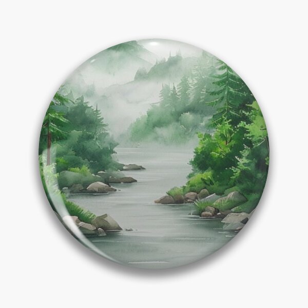Item preview, A river amongst trees designed and sold by Radiant Art Realm .