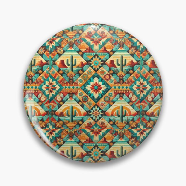 Item preview, Southwest Sunset Quilt: Seamless Desert-Inspired Design designed and sold by Meta2Physical.