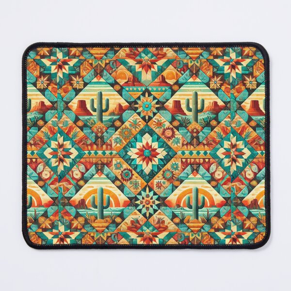 Item preview, Southwest Sunset Quilt: Seamless Desert-Inspired Design designed and sold by Meta2Physical.
