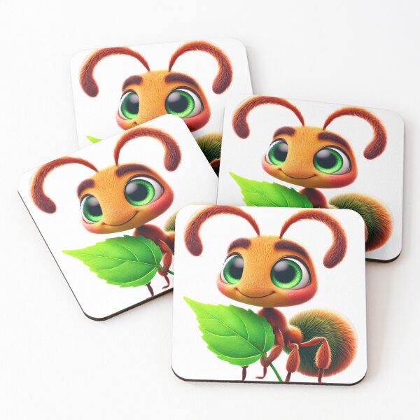 Item preview, Cute Leafcutter Ant Holding Leaf designed and sold by Sillytoe.