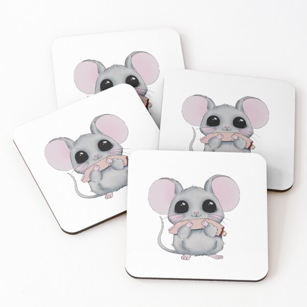 Item preview, Cute Creature Mouse holding your finger designed and sold by FoolioArtStudio.