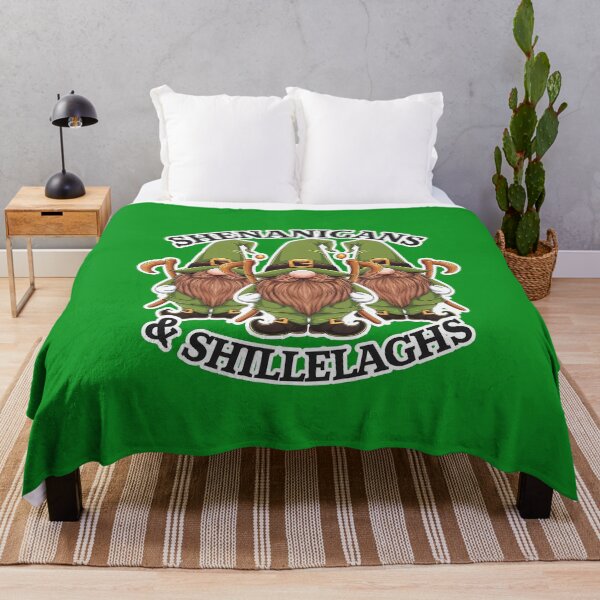 Item preview, Funny Irish Gnomes SHENANIGANS AND SHILLELAGHS designed and sold by Greenbaby.