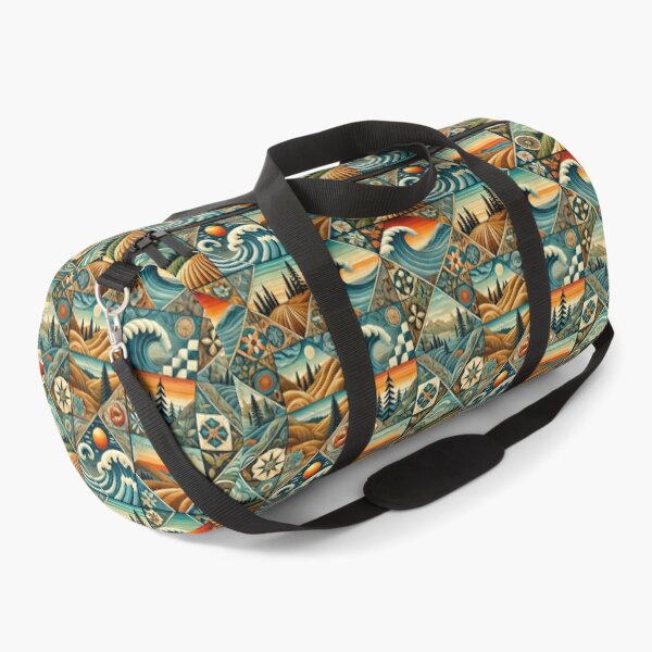 Item preview, Golden Coast Quilt: Seamless California-Inspired Pattern designed and sold by Meta2Physical.