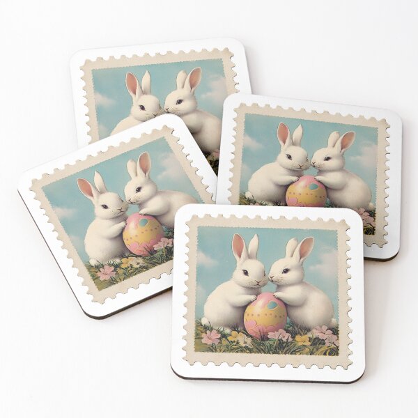 Item preview, Vintage Easter Stamp designed and sold by Inspired Life Creative.