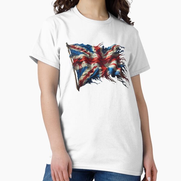 Item preview, Battle-Worn British Flag – Tattered and Bloodstained Union Jack designed and sold by GBArtistic.