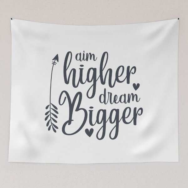 Item preview, Aim Higher Dream Bigger designed and sold by MKDSN.
