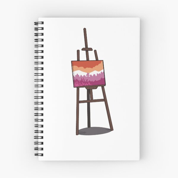 Item preview, Pride Easel- Lesbian Flag designed and sold by PINEochRAVEN.