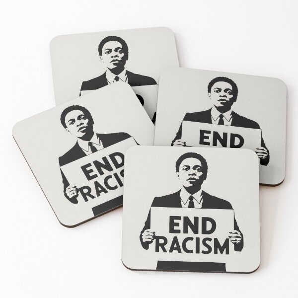 Item preview, Minimalist 1960s Civil Rights Activist – A Symbol of Strength designed and sold by AI-Syn-Pro.