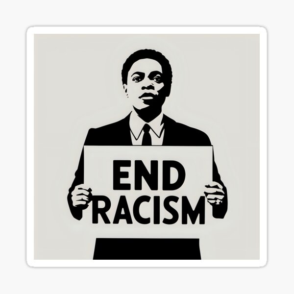 Item preview, Minimalist 1960s Civil Rights Activist – A Symbol of Strength designed and sold by AI-Syn-Pro.