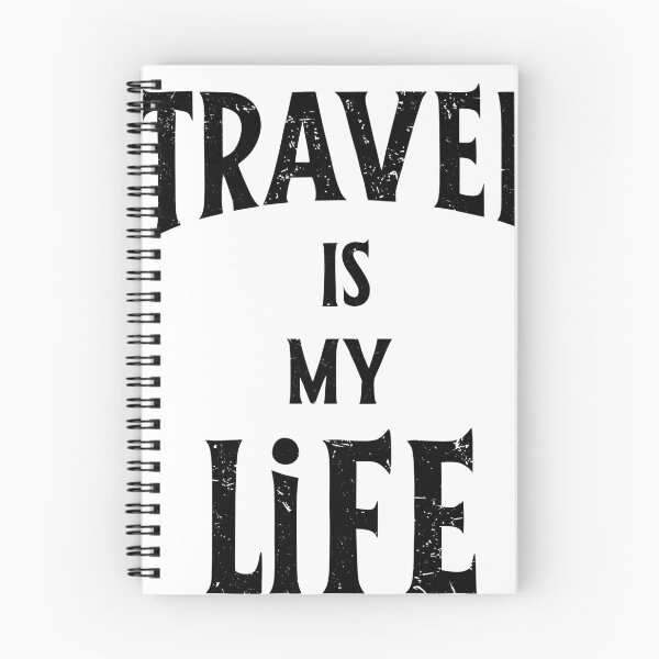 Item preview, Vintage Travel Quote Typography Design - Travel Is My Life designed and sold by WarFX Designs.
