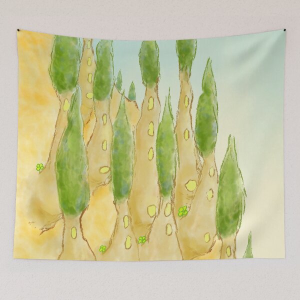 Item preview, Tree cliff village - sustainable lifestyle designed and sold by greenPQBstudio.