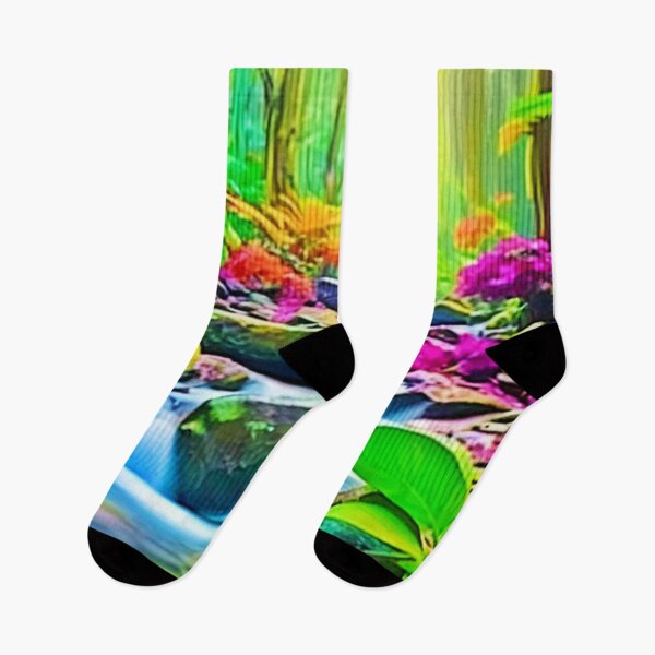 Item preview, Rainforest River: Vivid Scene designed and sold by Health And Fitness Posts e-Store.