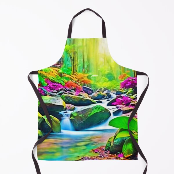 Item preview, Rainforest River: Vivid Scene designed and sold by Health And Fitness Posts e-Store.