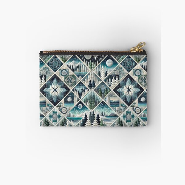 Item preview, Evergreen Nightfall Quilt: Seamless Washington-Inspired Pattern designed and sold by Meta2Physical.