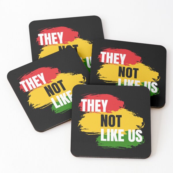 Item preview, They Not Like Us - Rasta Colors Bold Statement Design designed and sold by MorningT.