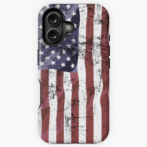 Item preview, Tattered Vintage American Flag | Distressed Patriotic USA Art designed and sold by Phat Dog Designs .