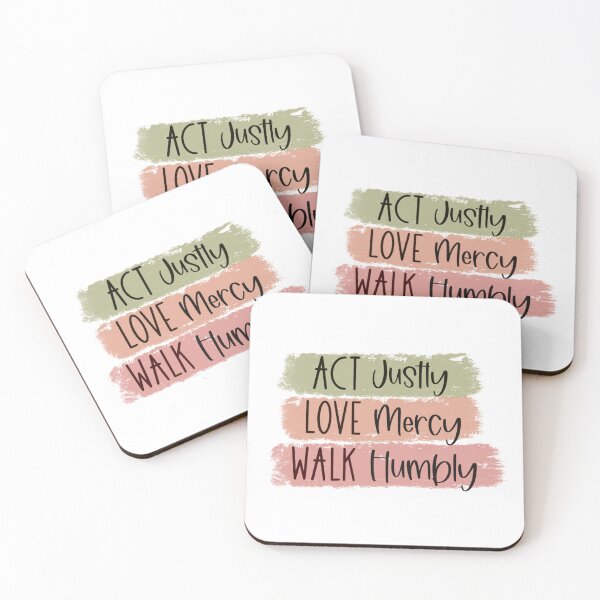 Item preview, Act, Love, Walk Micah 6:8 designed and sold by Willow & Grace Designs.