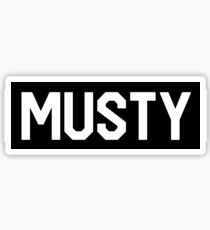 Musty - Black box logo - Shoreline Mafia Sticker