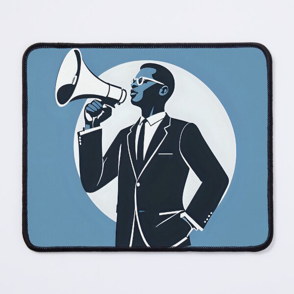 Item preview, Copy of Copy of Minimalist 1960s Civil Rights Activist – A Symbol of Strength designed and sold by AI-Syn-Pro.