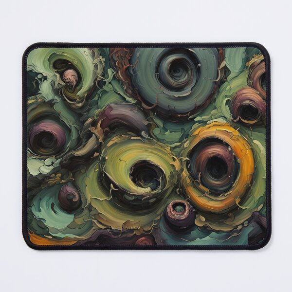 Item preview, Grimey Swirls, Abstract Art, Oil Painting, Weird designed and sold by Burn-Ego.