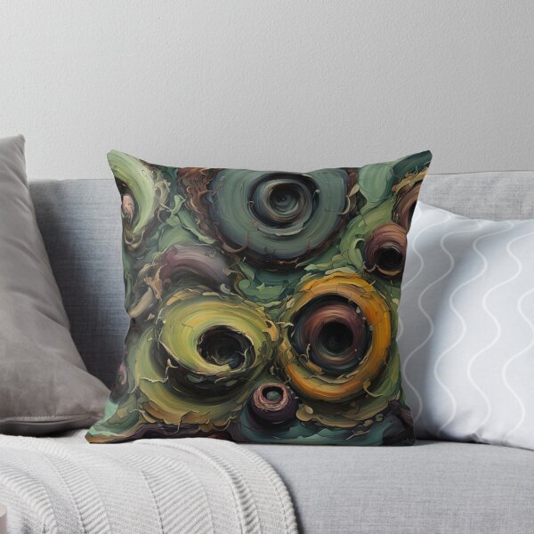 Item preview, Grimey Swirls, Abstract Art, Oil Painting, Weird designed and sold by Burn-Ego.