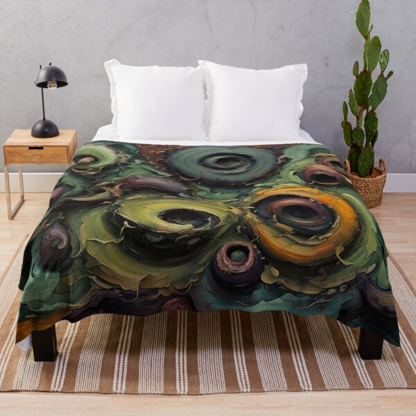 Item preview, Grimey Swirls, Abstract Art, Oil Painting, Weird designed and sold by Burn-Ego.