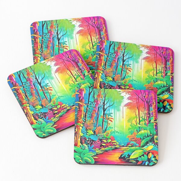 Item preview, Rainbow Jungle: Vivid Dream designed and sold by Health And Fitness Posts e-Store.