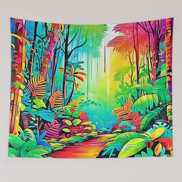 Item preview, Rainbow Jungle: Vivid Dream designed and sold by Health And Fitness Posts e-Store.