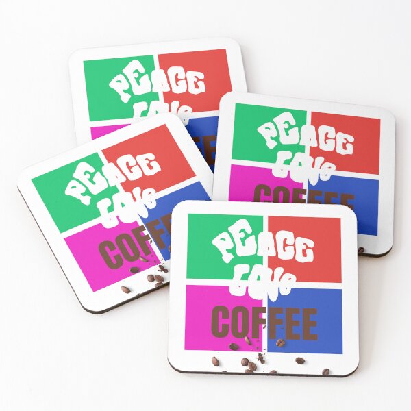 Item preview, Peace, Love, Coffee designed and sold by Oreo2020 Creations.