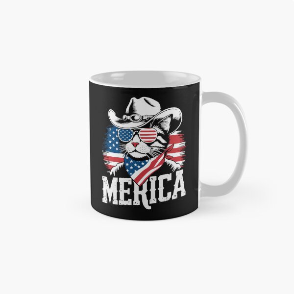 Item preview, USA 'Merica Cat 4th of July Men Women Kids Funny Patriotic designed and sold by tigger shop.