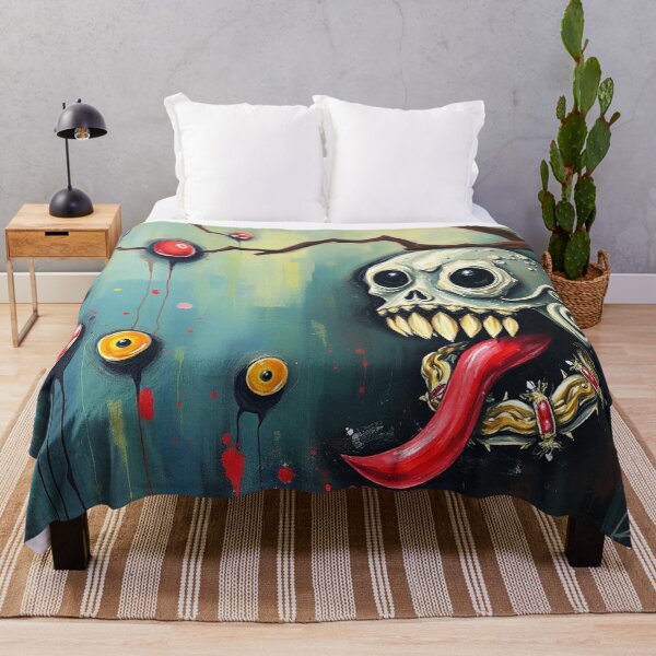 Item preview, Scary Skull, Abstract Art, Oil Painting, Dark designed and sold by Burn-Ego.
