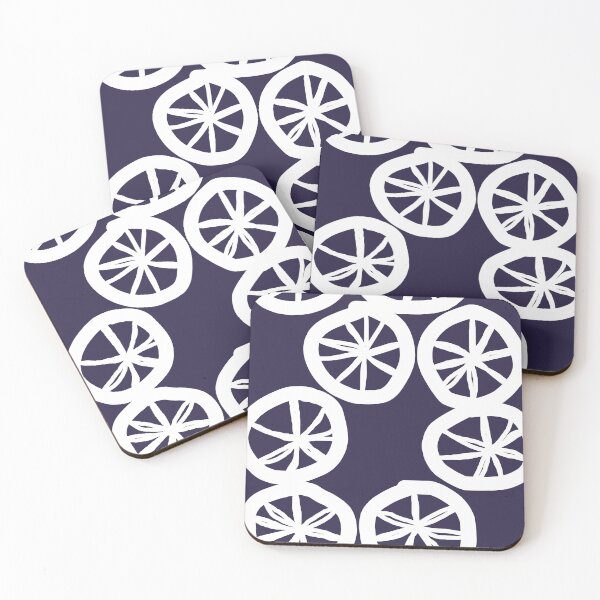 Item preview, Modern Abstract Minimalist Geometric Pattern in American Blue and White designed and sold by Deutschic.