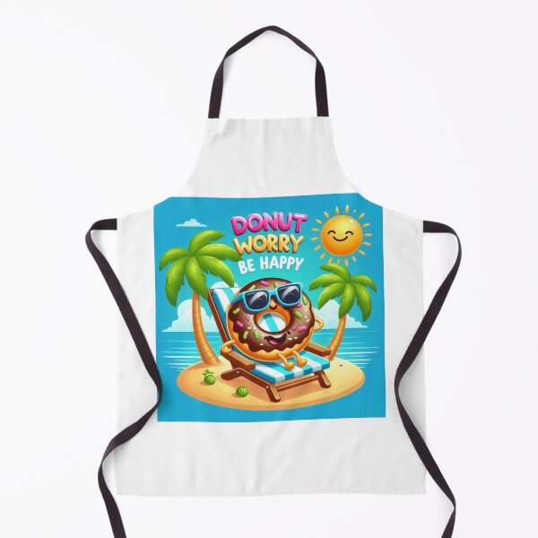 Item preview, Donut worry, be happy designed and sold by ArboretumFinds.