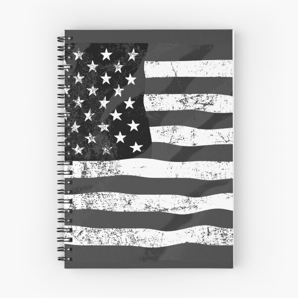 Item preview, Grunge American Flag in Black and White | Distressed Patriotic Art designed and sold by Phat Dog Designs .