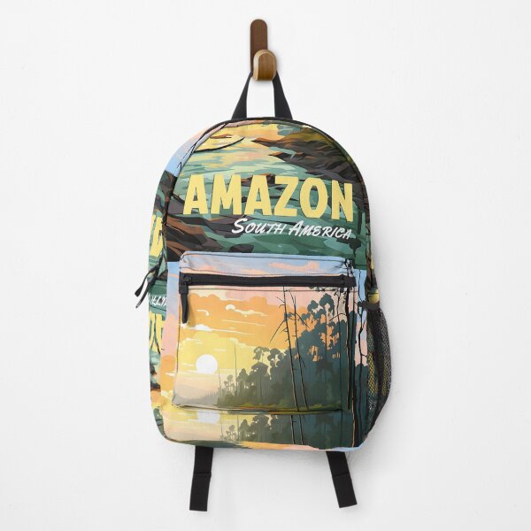 Item preview, Amazon River South America Travel Poster Wall Decor designed and sold by GTwoThree.