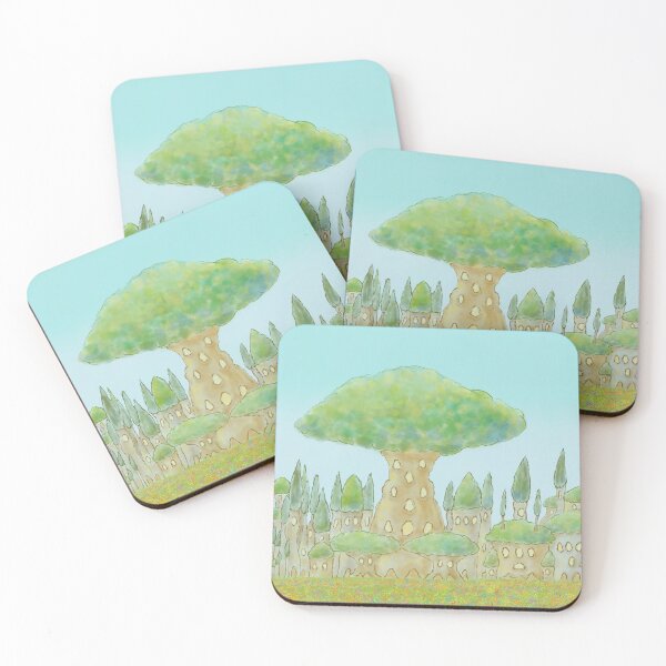 Item preview, Big green tree village - sustainable development designed and sold by greenPQBstudio.