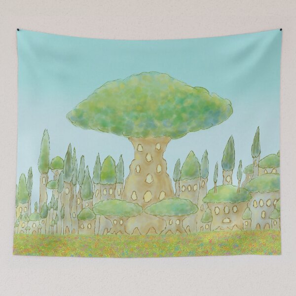 Item preview, Big green tree village - sustainable development designed and sold by greenPQBstudio.