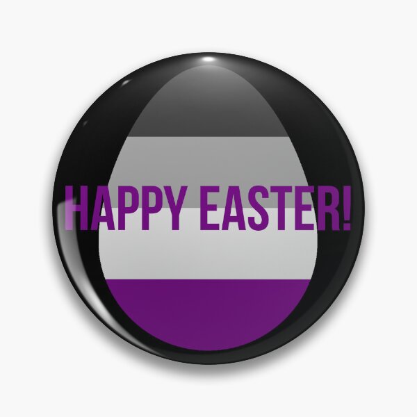 Item preview, lgbt easter asexual pride flag egg designed and sold by Gossip Rag.